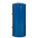 thumbnail of PROREGAL Robuster Abfallsammler mit Deckel & Doppeltür | 150 Liter, HxBxT 98x50x50cm | Stahl | Blau | Mülleimer Abfalleimer Müllkorb