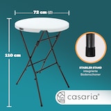 thumbnail of CASARIA® Stehtisch mit Husse Bordeaux-Rot 72 cm  Set