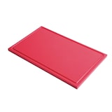 thumbnail of Gastro M GN1/2 HDPE snijplank met sapgeul rood