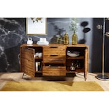 thumbnail of FineBuy Sideboard 160 cm Kommode Türen & Schubladen Anrichte Massivholz Schrank