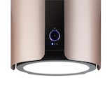 thumbnail of Klarstein Skyfall Inselabzugshaube Ø45cm Umluft 402m³/h LED Nickel-Metallic