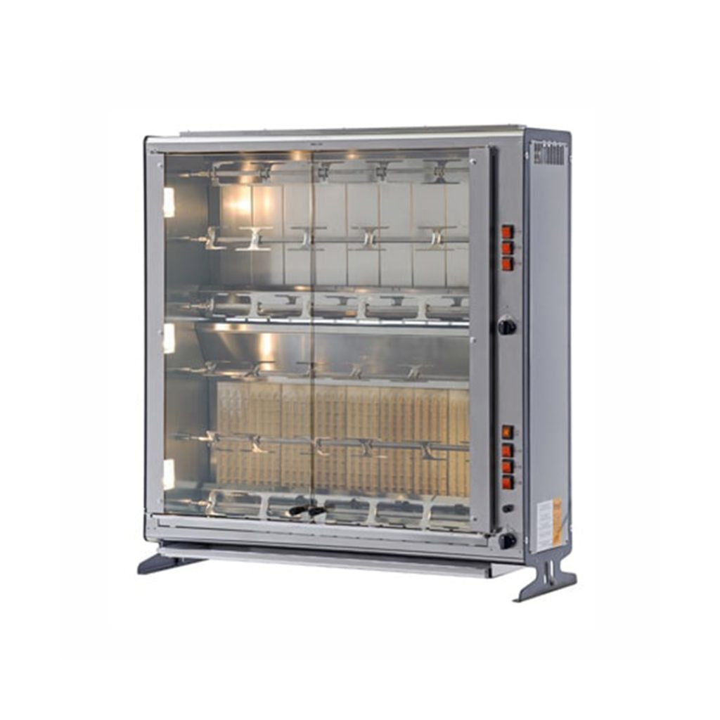 ELANGRILL SRL girarrosto a gas serie Elba mod. 36/P con 6 aste cm 96