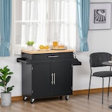 thumbnail of HOMCOM Carrello da Cucina con Cassetto Portaspezie e Armadietto