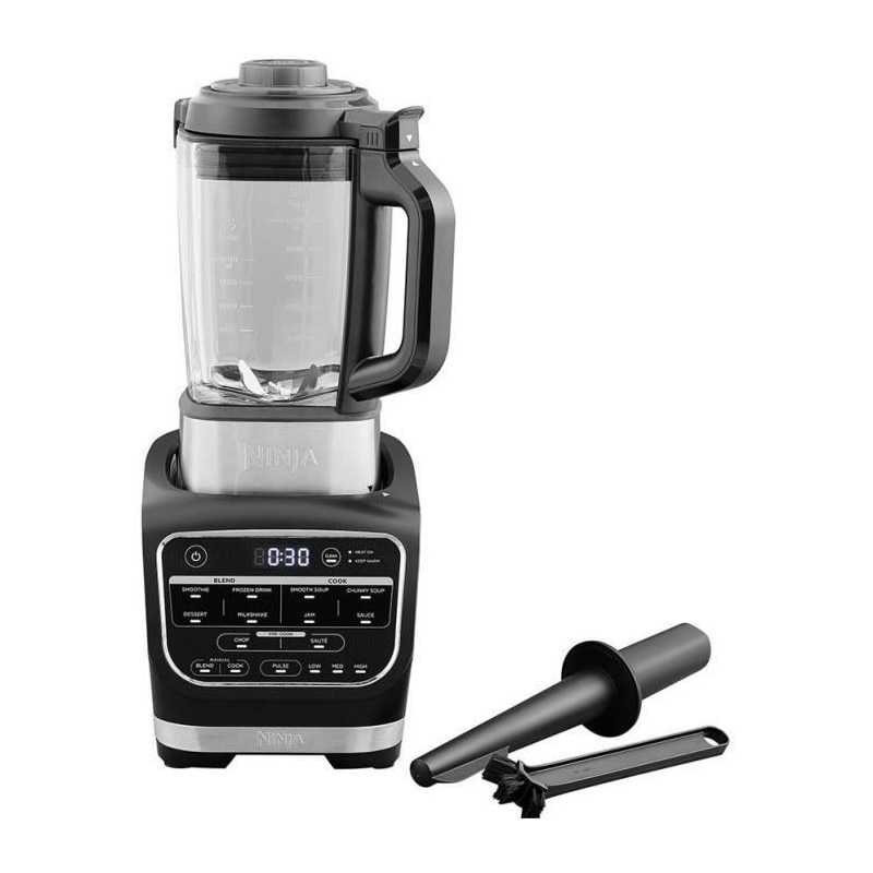 Ninja Foodi HB150EU Schwarz Standmixer & Suppenkocher - Auto-iQ-Programme