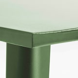 thumbnail of Hoge tuintafel en 4 krukken in cactusgroen metaal - Oviala