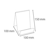 thumbnail of EXACOMPTA Supporto libri da tavolo L100x150xP80, cod. 88258D in PMMA (acrilico) alta trasparenza, resistente ai raggi UV. Confezione da 10 pezzi.