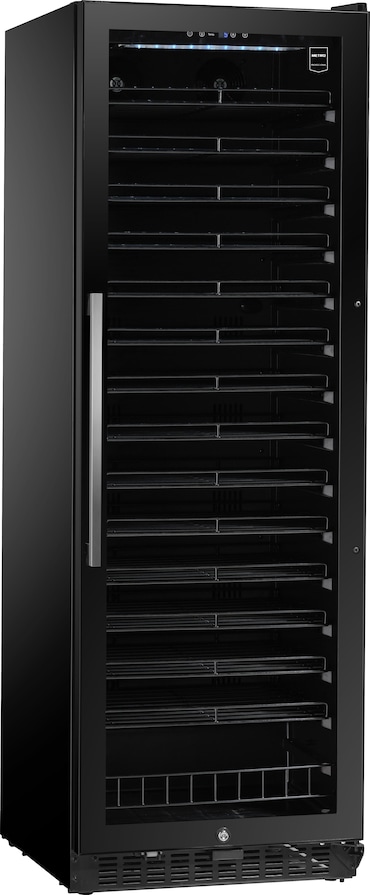 METRO PROFESSIONAL Wijnkoelkast GWC1150, 59.5 x 68 x 176.9 cm, 424 L, 140 flessen, zwart