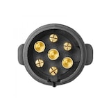 thumbnail of Stecker 7-polig PVC mit Flachsteckeranschluss 12 Volt Anhänger