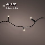 thumbnail of LED Lichterkette 3,5m Durawise 48 LEDs Twinkle Effekt 8 Funktionen Batteriebetrieben Timer 6h Innen Außen Dekobeleuchtung Schwarz Warm Weiß