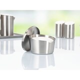 thumbnail of Zuckertopf mit Deckel VISTA, Durchmesser: 100 mm, Höhe: 62 mm, Inhalt: 230 g, mit gebürsteter Oberfläche,