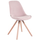 thumbnail of 4er Set Stühle Toulouse Samt Rund pink/natura