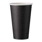 thumbnail of 50x Heiß- und Kaltgetränkebecher CoffeeToGo Pappbecher schwarz 400ml 510ml O 90mm