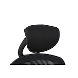 thumbnail of SIGMA EC504 silla de oficina, plástico, reposacabezas, brazos ajustables, negro