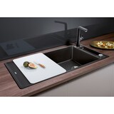 thumbnail of BLANCO AXIA III XL 6 S Einbauspüle, SILGRANIT, Felsgrau, Reversibel, Excenter