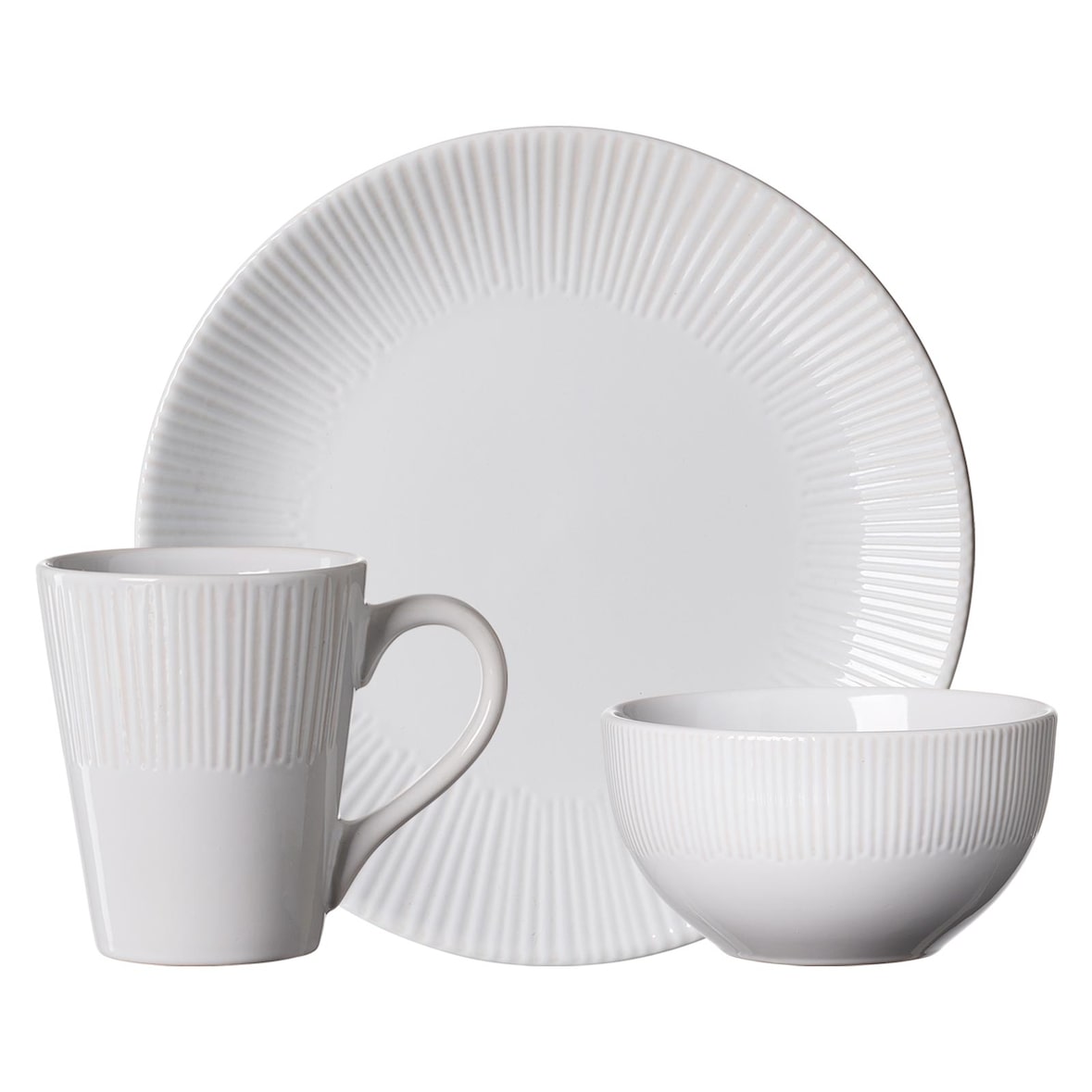 Ritzenhoff & Breker Banda Frühstücks-Set 18-teilig Weiß