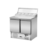 thumbnail of Skyrainbow Saladette/Zubereitungstisch 2 Türen, Unterbaukühlung, 90x70