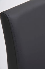 thumbnail of Barhocker CARIN - Kunstleder Grau 42x44x86 cm Silber | Barstuhl Höhenverstellbar Mit Lehne Drehbar Tresenhocker Tresenstuhl Kneipenhocker Kneipenstuhl