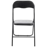 thumbnail of Set De 4 Sillas Plegables Felix Negro/negro