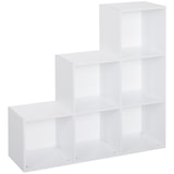thumbnail of Estantería en Forma de Escalera Armario de Almacenamiento 6 Cubos Madera