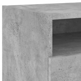 thumbnail of Armoires de chevet avec lumières LED 2 pcs gris béton – Modèle Grâce