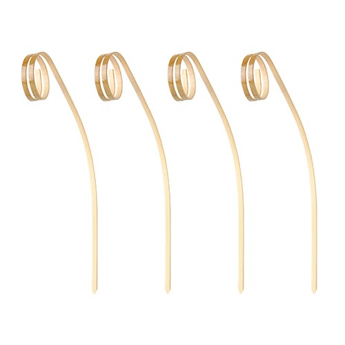 PAPSTAR 600 Fingerfood - Spieße 11 cm "Curved & Loop"