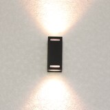 thumbnail of Licht-Erlebnisse Wandlampe AALBORG Up Down Grau Aluminium IP44 GU10 Moderner Wandstrahler Außen Haus Hof Garten, CX382-25-17 AN