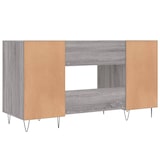 thumbnail of vidaXL Schreibtisch Grau Sonoma 140x50x75 cm Holzwerkstoff