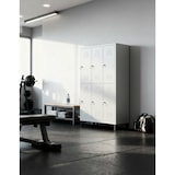 thumbnail of TwinThink Taquillas Vestuario 180cm de 6 Puertas Taquilla Metalica con Llave Taquillas Vestuario 6 Puertas Taquilla Vestuario Metalicas (Gris)