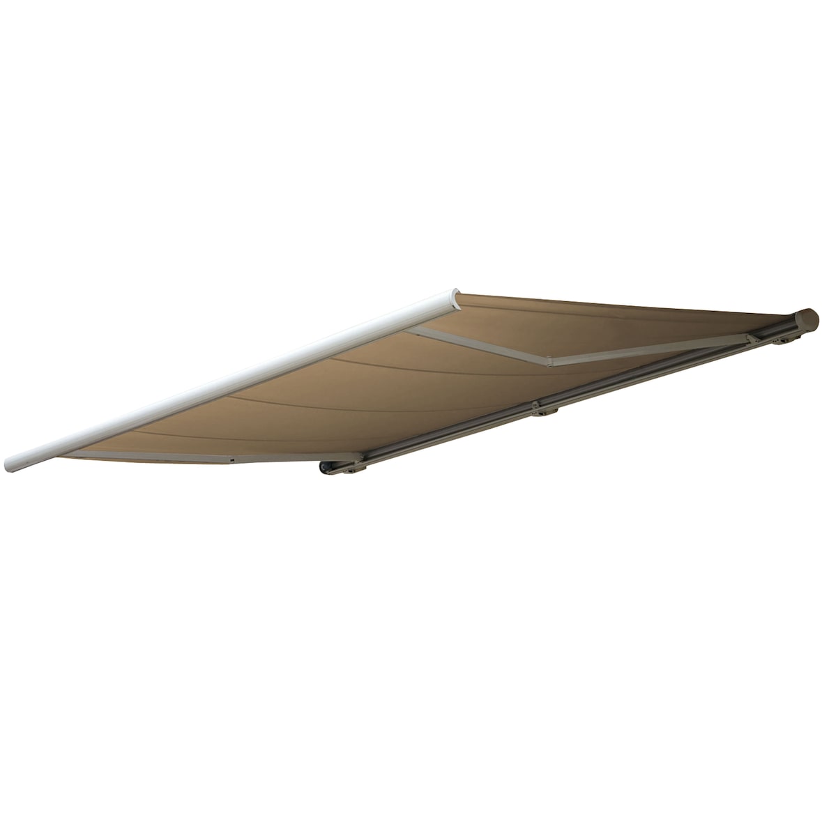 Ersatz-Bezug für Markise T123, Vollkassette Ersatzbezug Sonnenschutz 4,5x3m ~ Polyester creme