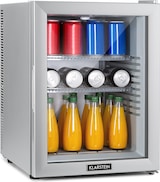 thumbnail of Brooklyn 42 Mini-Kühlschrank Glastür LED Ablage Silber