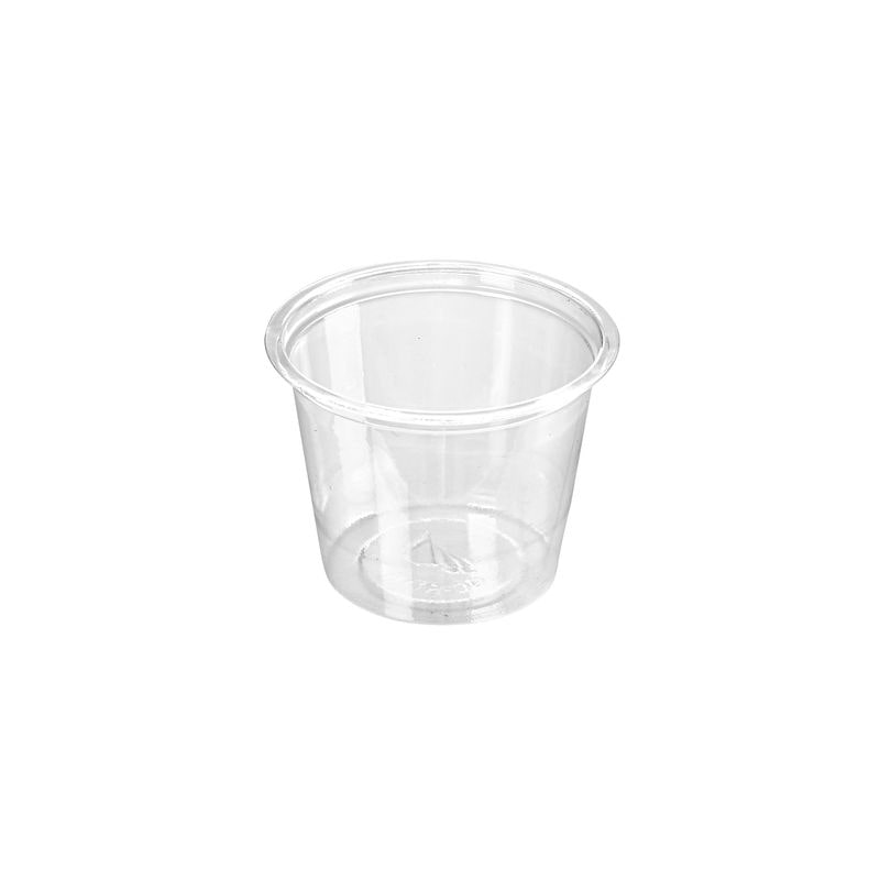 1500x DUNI Dressingbecher 30 ml Transparent ungeteilt
