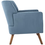 thumbnail of Fauteuil Kioni corduroy blauw