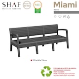 thumbnail of SHAF - Banco de Jardín Miami 3 Plazas - Medidas 178 x 66 x 72 cm - Grafito