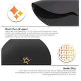 thumbnail of Induction Kings® Inductie Beschermers, 4 Matten + 2 Luxe Keukenhangers