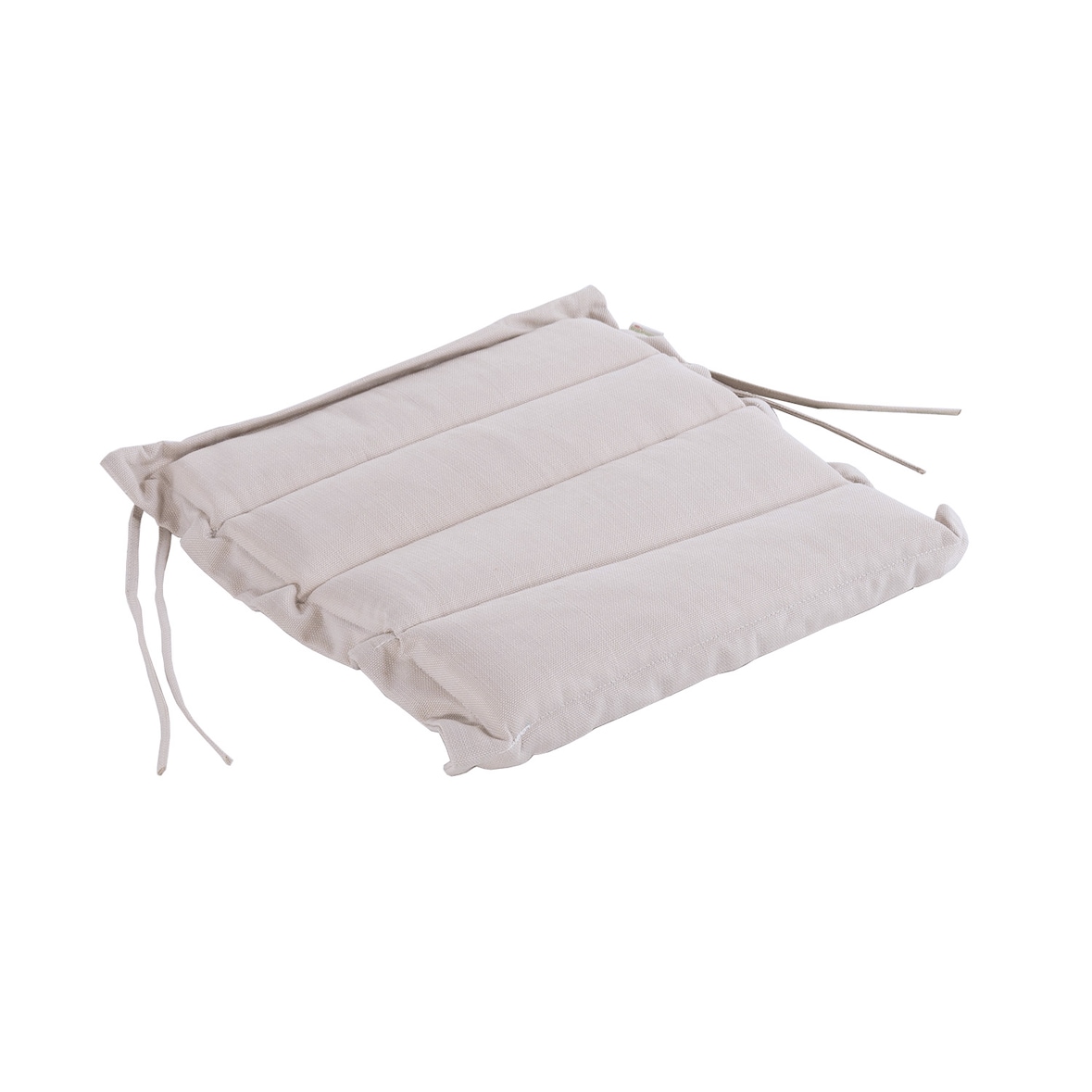 Almofada para cadeiras de jardim. Dimensões: 37x37x5 cm. Olefina crua. Não perde a cor.