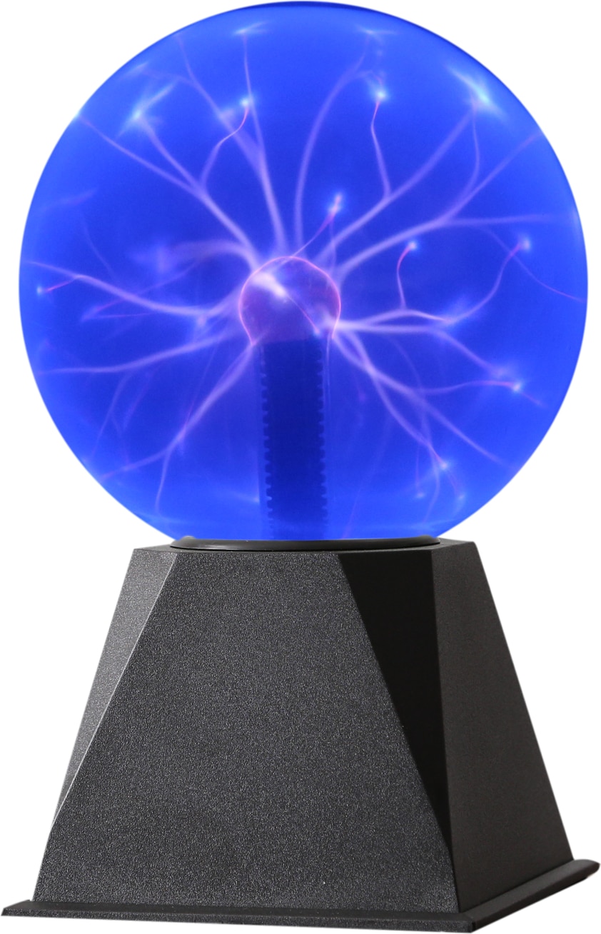Plasmakugel Plasmaball magisch BlitzShow Automatik Musiksteuerung blau