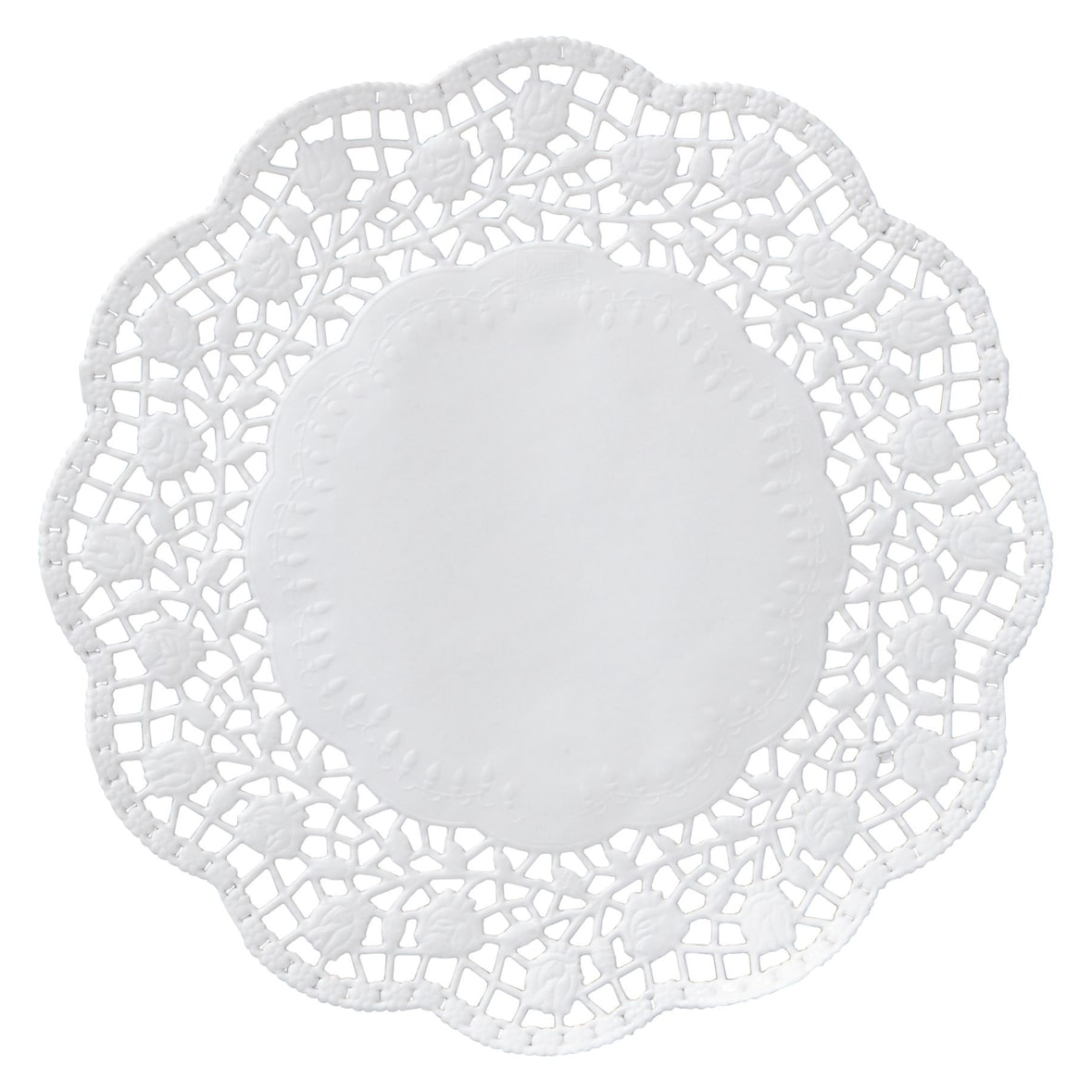 METRO Professional Tassendeckchen, Papier, Ø 10 cm, rund, weiß, 250 Stück