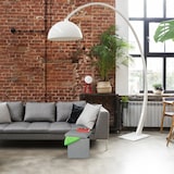 thumbnail of Relaxdays Sitzhocker mit Stauraum, faltbar, weich gepolstert, eckig, Stoff, Sitzwürfel, HBT: 37 x 37,5 x 37,5 cm, grau