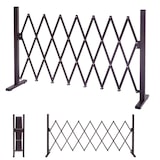 thumbnail of Décoshop26 - Barrera de malla tipo tijera rejilla extensible de protección para animales aluminio marrón altura 103 cm ancho 04_0003378