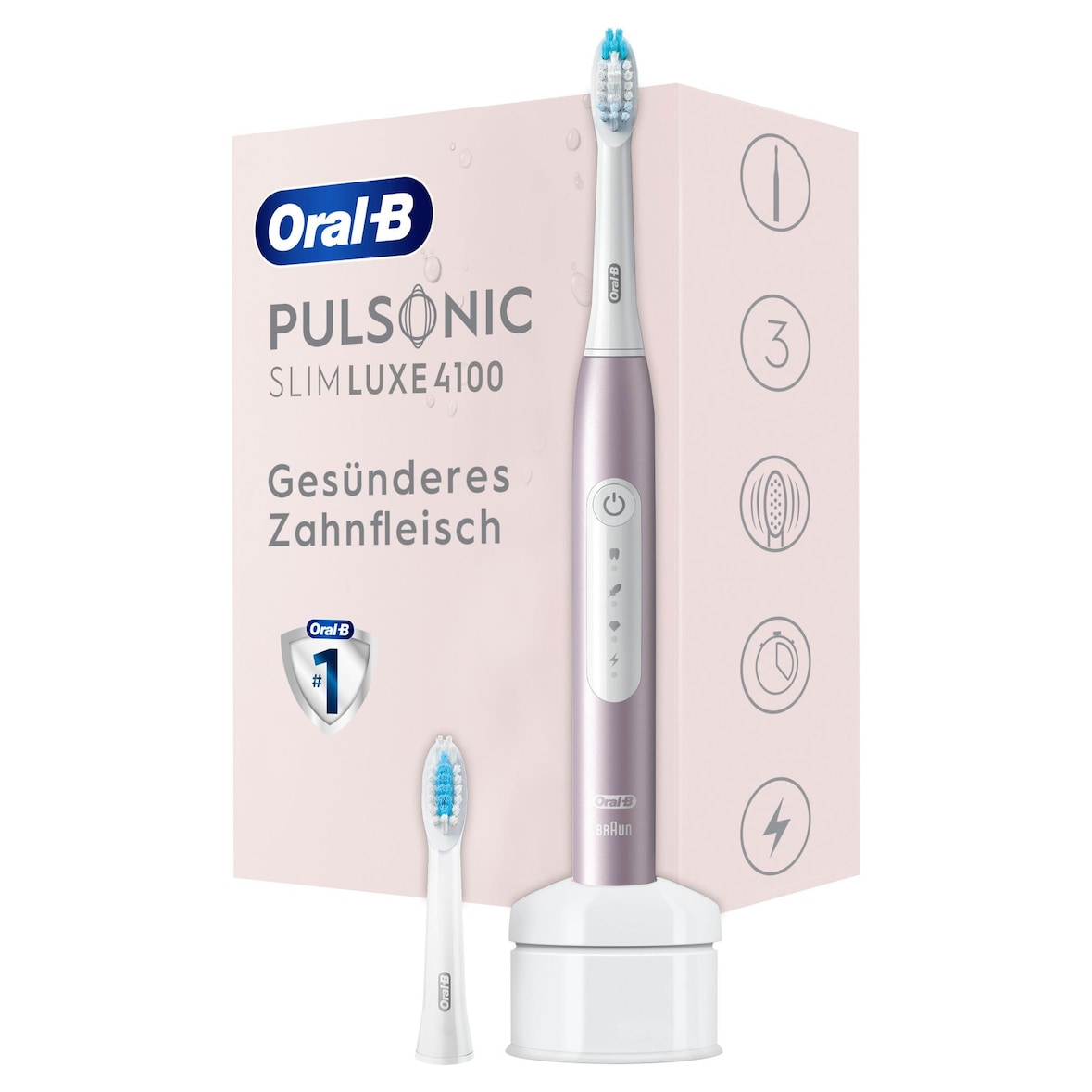 Oral-B Pulsonic Slim Luxe 4100 Schallzahnbürste mit 3