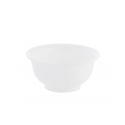 Insalatiera in Plastica Bianca Ø Cm 23 H 11 Eco per insalate e buffet professionale per risorazione