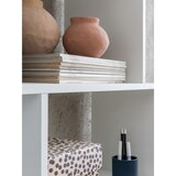 thumbnail of Bücherregal WL5.691 70 x 23,5 x 190,5 cm weiß, Standregal 6 Fächer, Kleine Design Kommode, Modernes Aktenregal Spanplatte Freistehend,