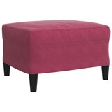 thumbnail of vidaXL 4-tlg. Sofagarnitur mit Kissen und Nackenrollen Weinrot Samt