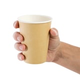 thumbnail of Fiesta Recyclable koffiebekers enkelwandig lichtbruin 34cl