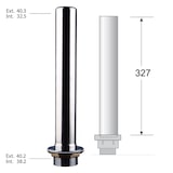 thumbnail of Tubo rebosadero INOX para fregadero de hostelería - FR-TR