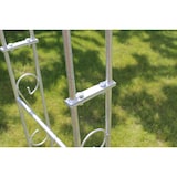 thumbnail of DanDiBo Rosenbogen Verzinkt Breite 140 cm Rundbogen Feuerverzinkt Wetterfest Massiv Volleisen Rankhilfe