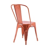 thumbnail of Lot de 4 chaises style industriel en métal couleur cuivre - Finition brillant