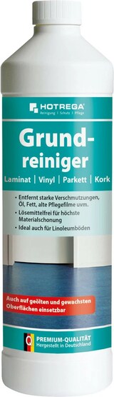 thumbnail of HOTREGA Grundreiniger Laminat/Parkett/Kork/Vinyl 1 Liter
