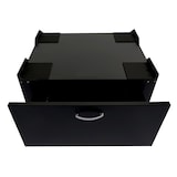 thumbnail of Waschmaschinenunterschrank HWC-E50, Sockel Podest Erhöhung Untergestell, Schublade 33x61x52cm ~ schwarz