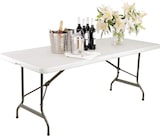 thumbnail of Mesa plegable rectangular Bolero, blanca, 183 cm